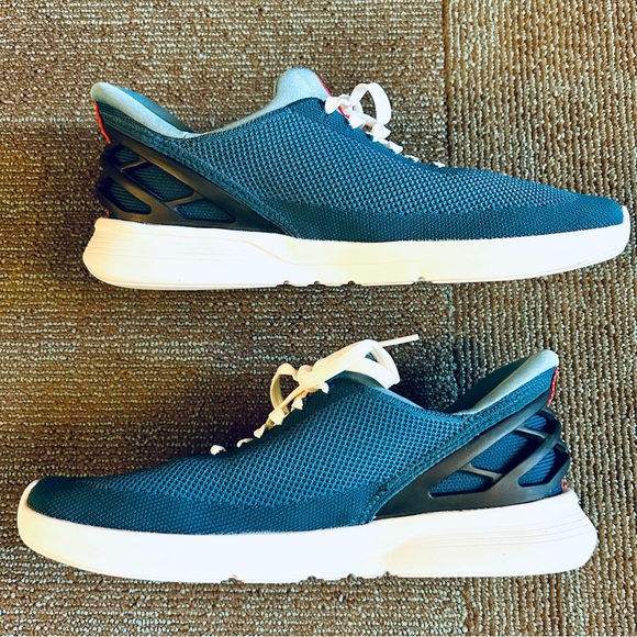 Kizik Deep Sea Blue Athens Slip On Hands Free Casual Sneakers Women 8 Men 6.5 - Picture 5 of 11